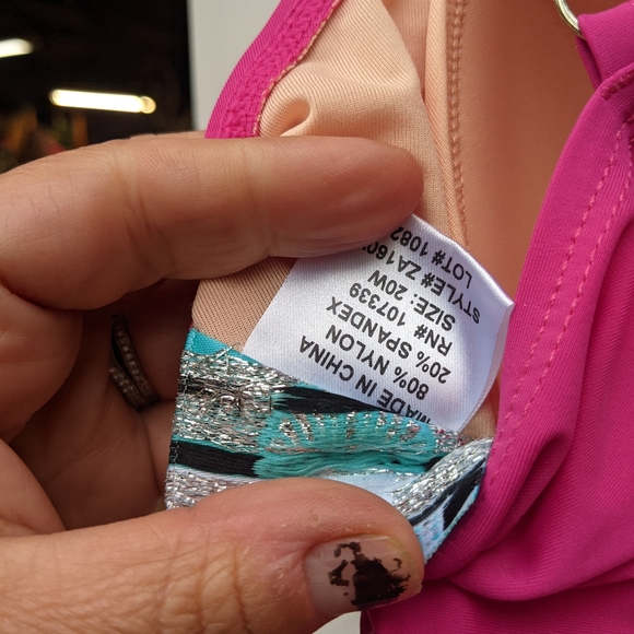 Two Piece Sea & Sand Beach Wear Set Size 20W - Picture 5 of 8